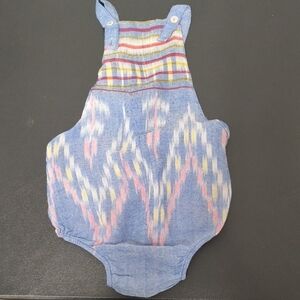 Cleobella Blue and Pink Baby Romper
